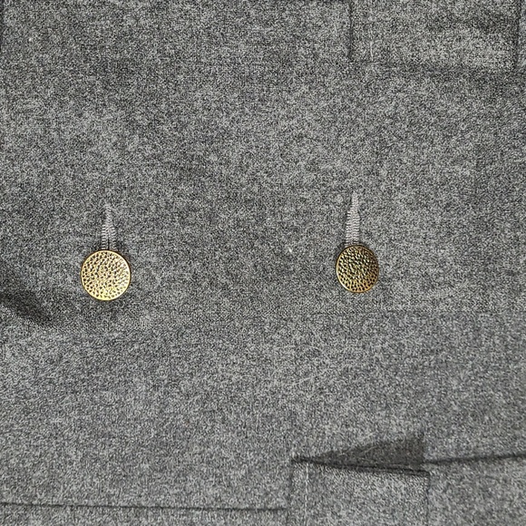 Flynn O'Hara Gray Wool Blazer, St. Anthony's Emblem, 18R - Picture 4 of 10